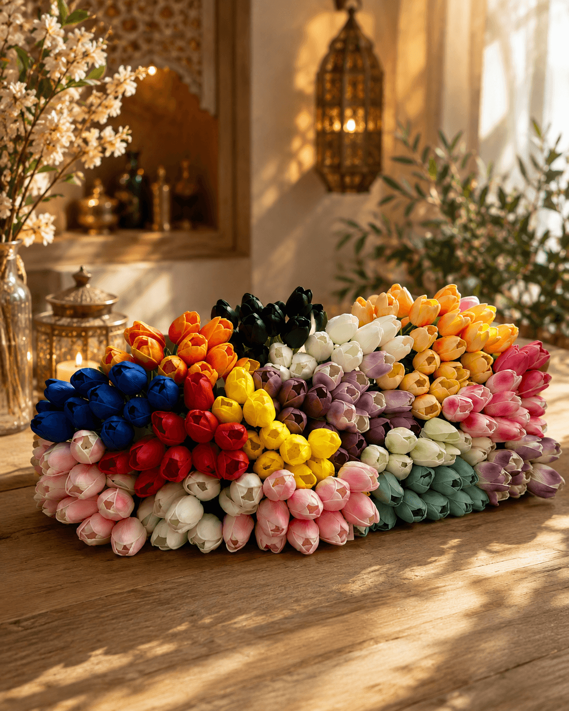 Fleurs artificielles tulipes 